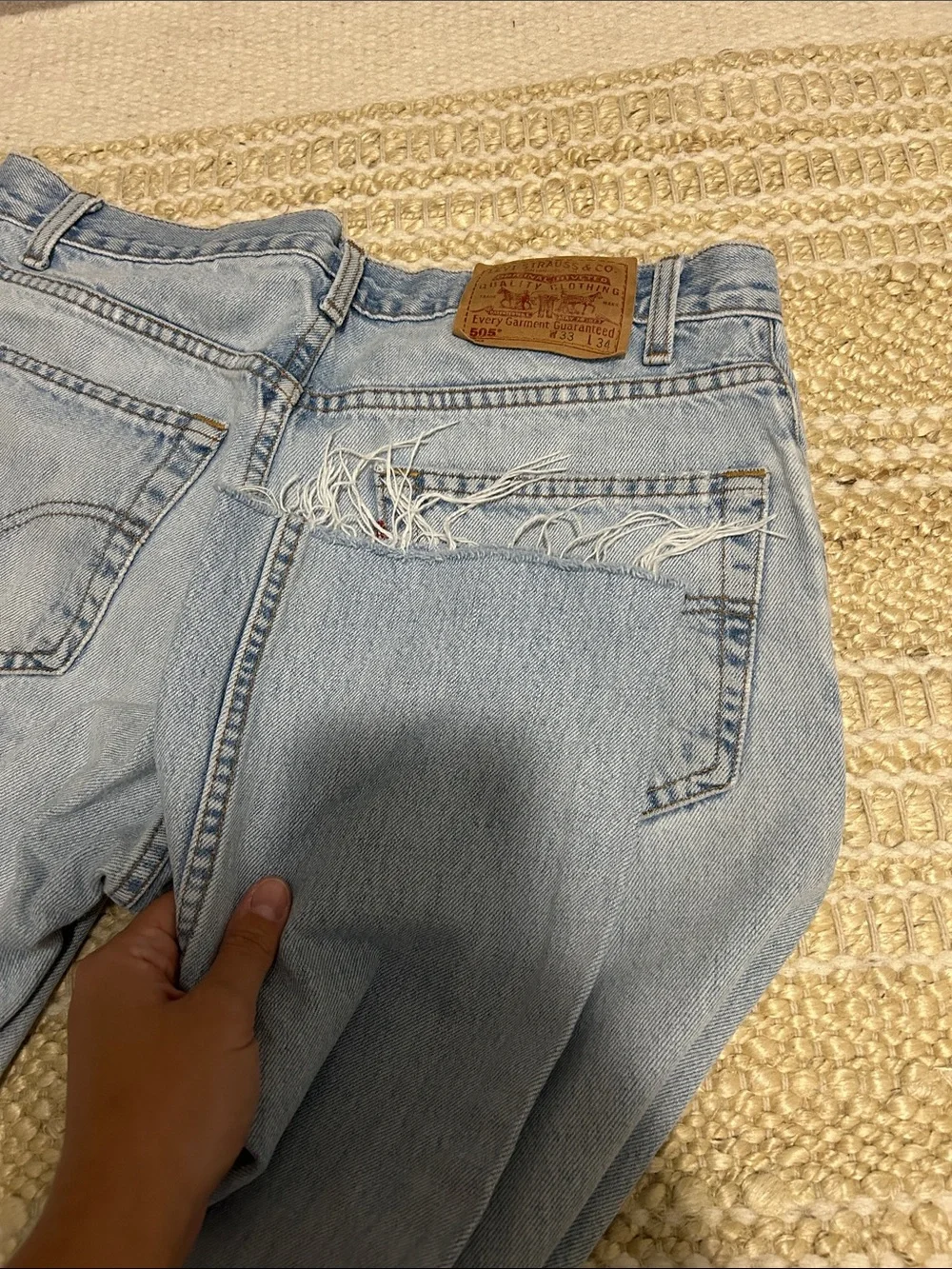 Levi's Light Blue Straight-Leg Men’s Jeans